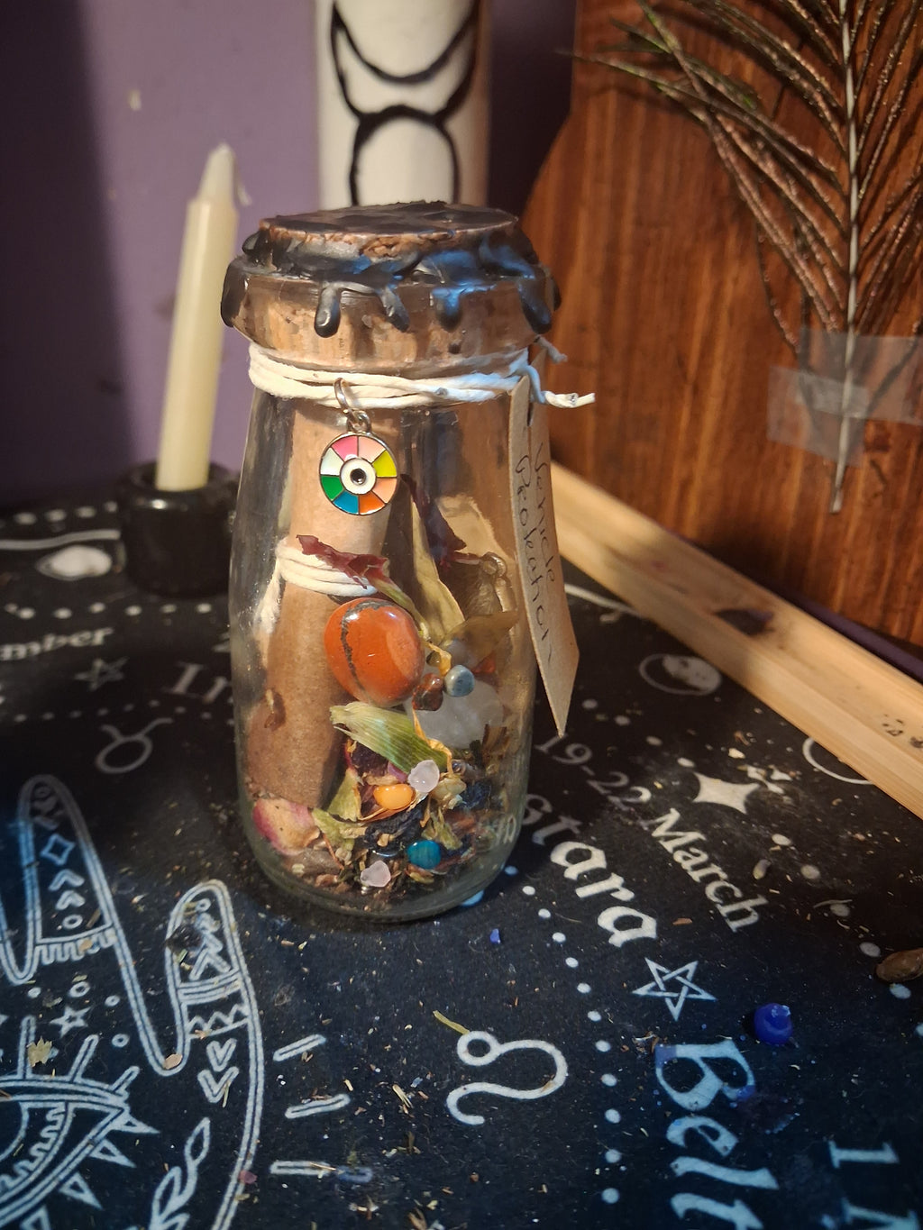 Car Protection Intention Jar | Wicked Lil Wonders Travel Spell
