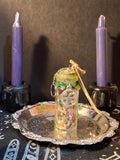 Pocket Wealth & Abundance Money Intention Jar | Handcrafted Crystal & Botanical Spell
