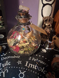 Handmade Wiccan Home Protection Intention Jar. LARGE
