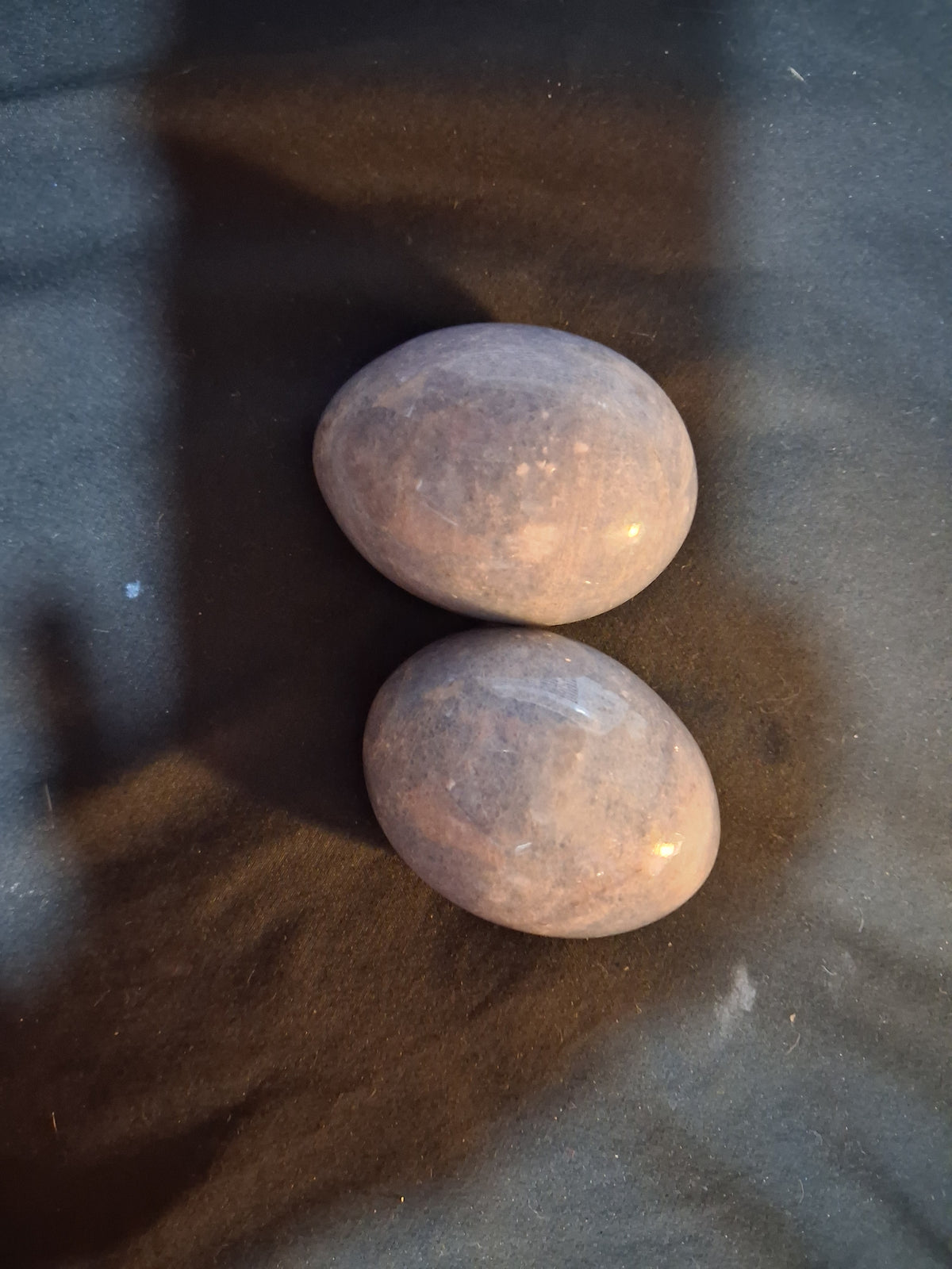 Polished Gemstone & Marble Decorative Eggs – Natural Stone Carvings (Assorted Colors)