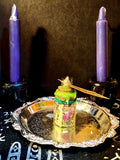 Wealth & Abundance Money Intention Jar | Handcrafted Crystal & Botanical Spell Jar- mini