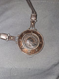 Vintage roman coin pendant knecklace